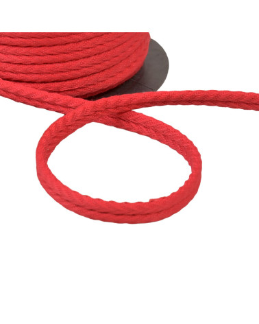 Double herringbone cord 10mm red per meter