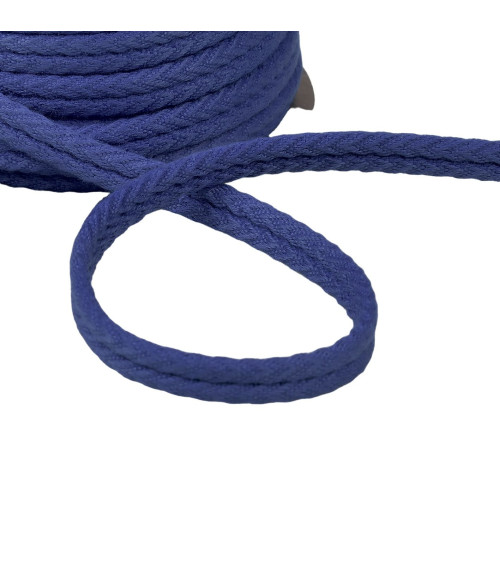 Double herringbone cord 10mm navy blue per meter