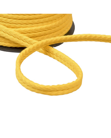 Cordón doble en espiga de oro amarillo de 10 mm por metro