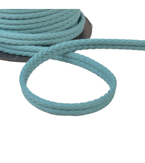 Double herringbone cord 10mm almond green per meter