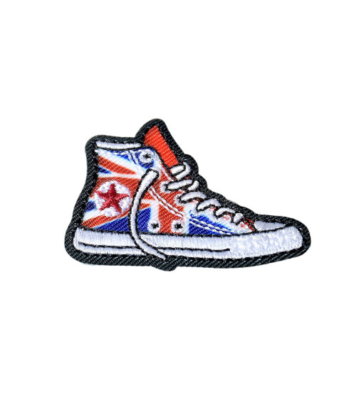 Iron-on patch for United Kingdom flags sneakers 4.3cm x 3.1cm