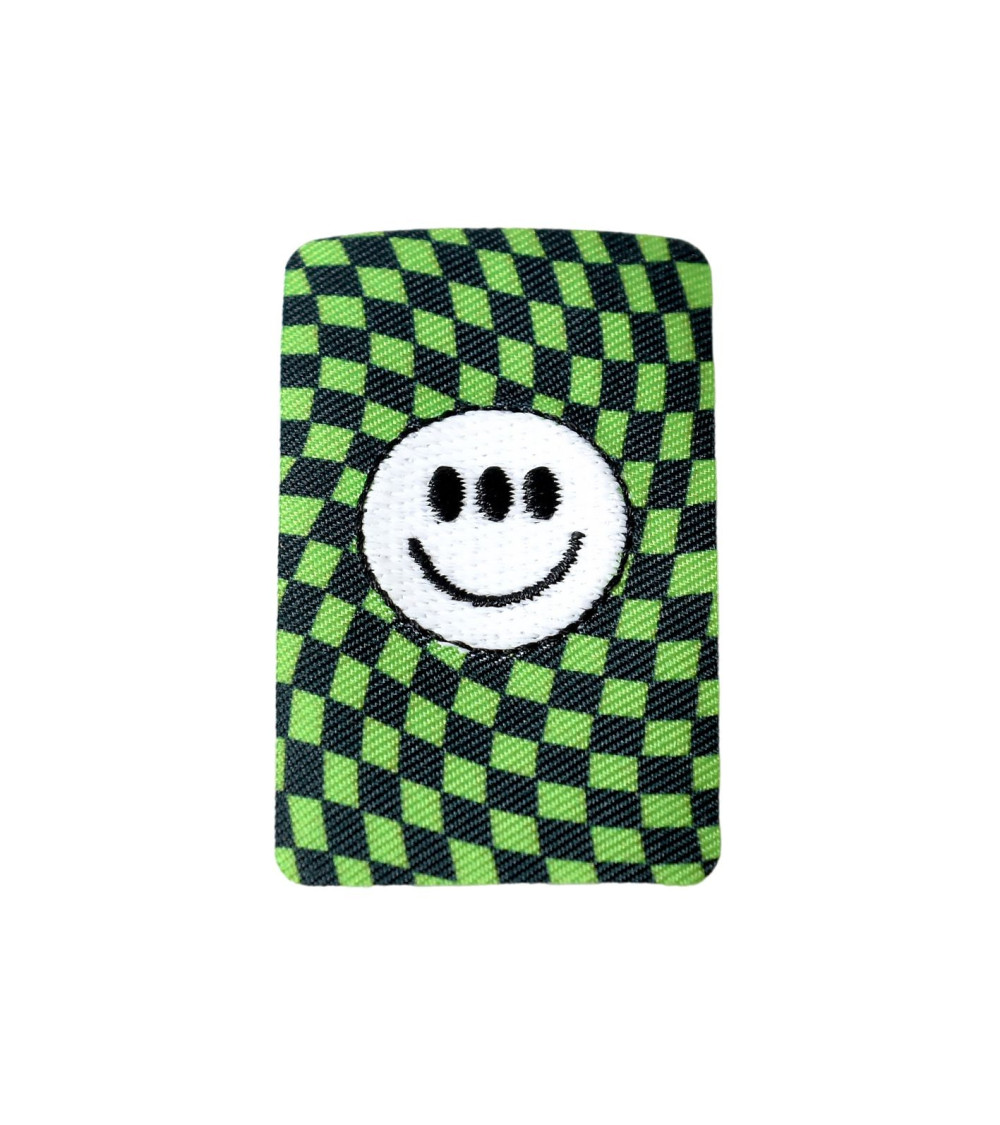 Iron-on patch yeah and smile smile 5.5cm x 3.3cm