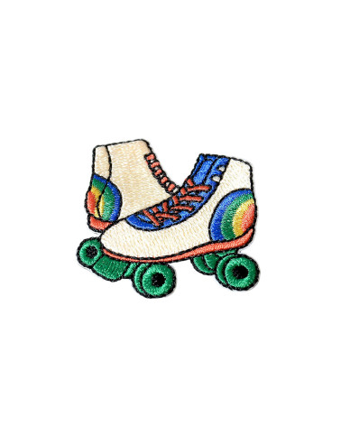 Seventies roller spirit iron-on patch 0cm x 0cm