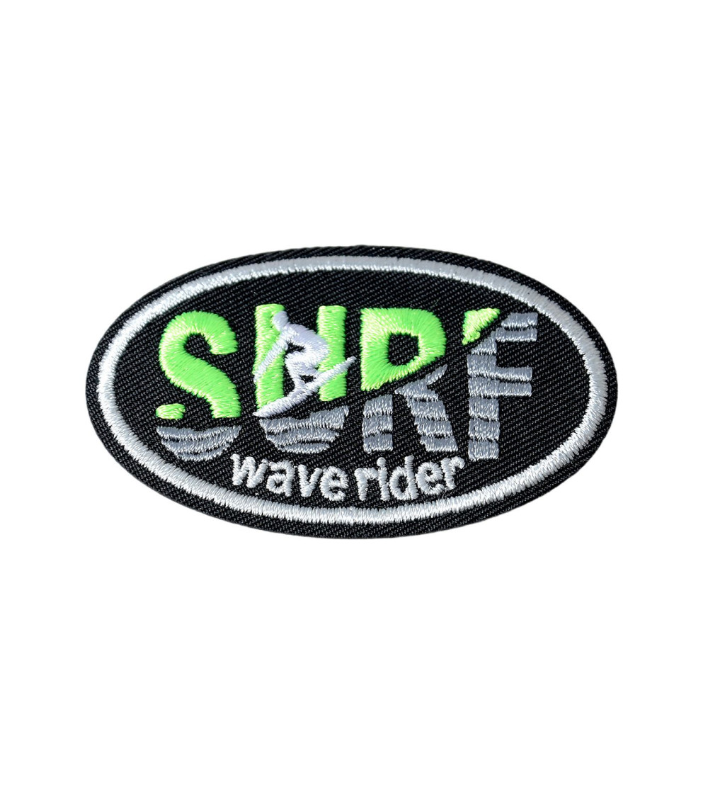 Surfing sport iron-on patch 3.8cm x 6cm