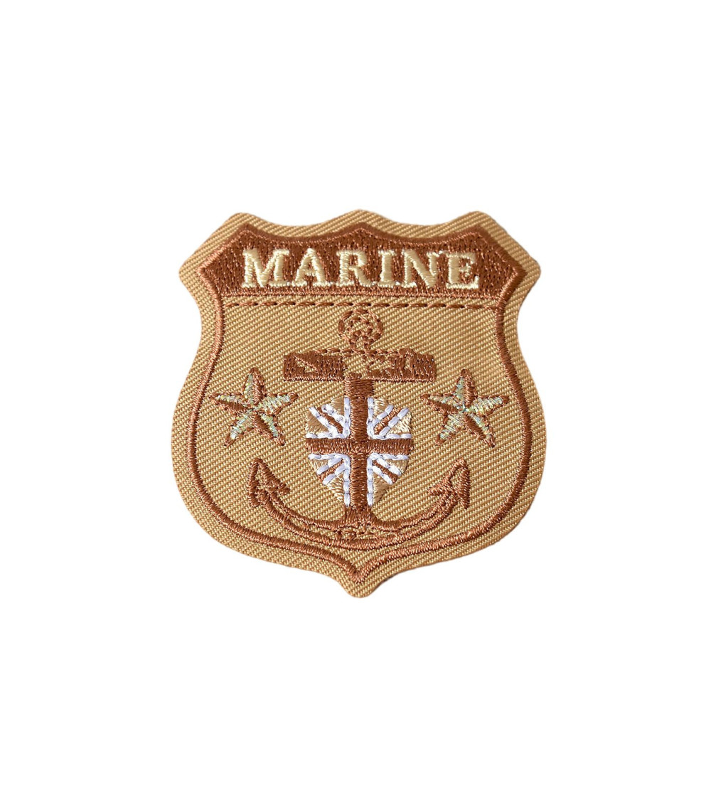 Iron-on patch navy coat of arms camel 0cm x 0cm