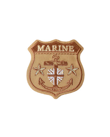 Iron-on badge with navy camel coat of arms 0cm x 0cm