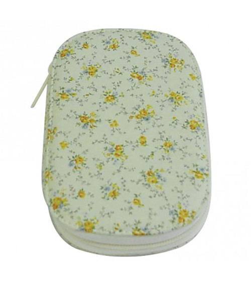 Sewing pouch 16x12cm liberty yellow