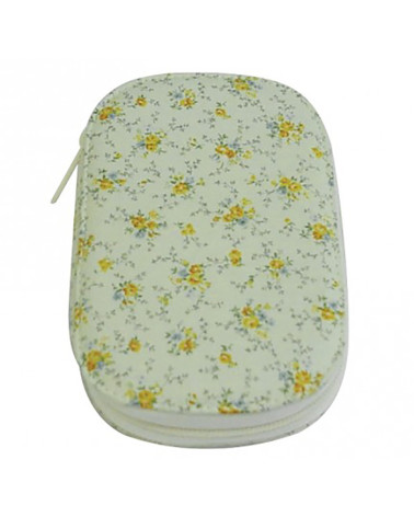 Pochette à couture 16x12cm liberty jaune