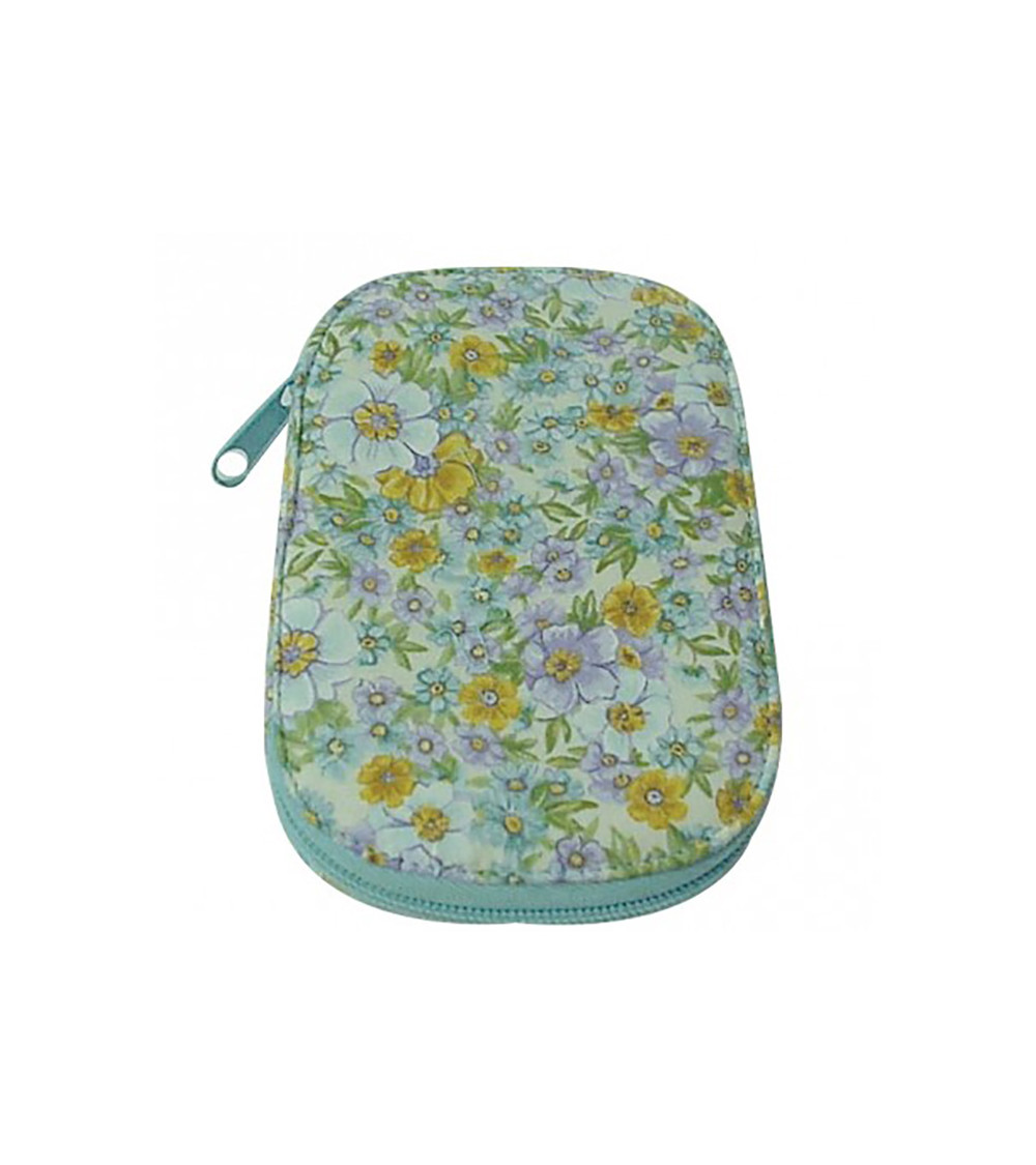 Custodia da cucito 16x12 cm liberty vintage blu