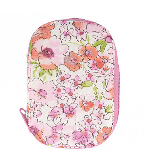 Sewing pouch 16x12cm liberty vintage pink