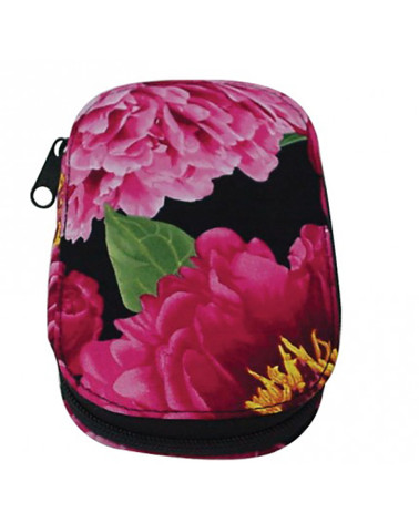Custodia da cucito 16x12 cm peonie 3D