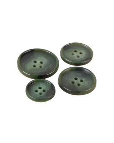 Set of 6 pine green suit buttons