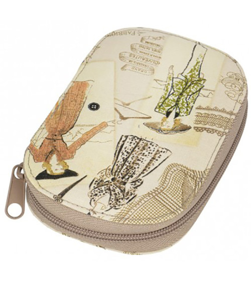 Sewing pouch 16x12cm vintage fashion