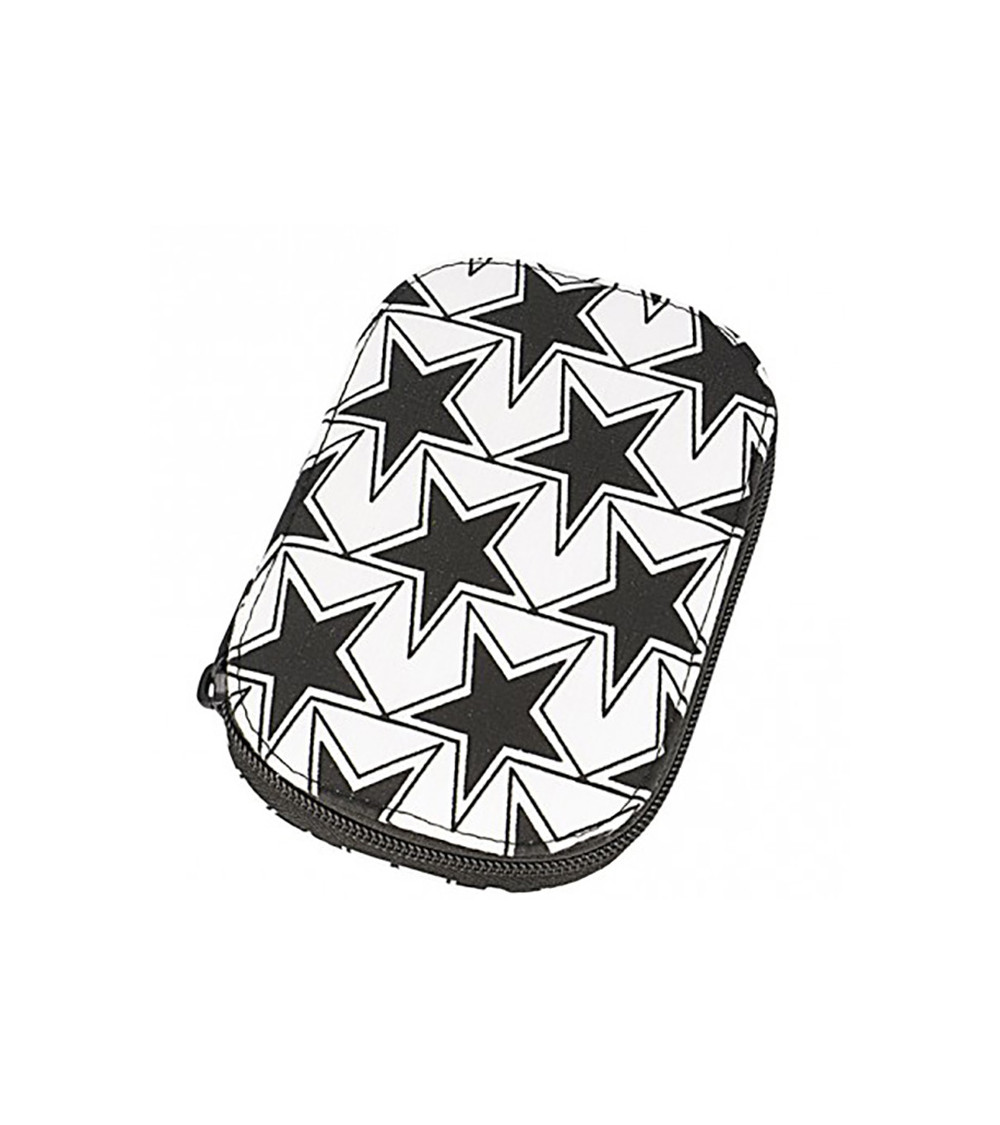 Bolsa de costura 16x12cm estrellas negras