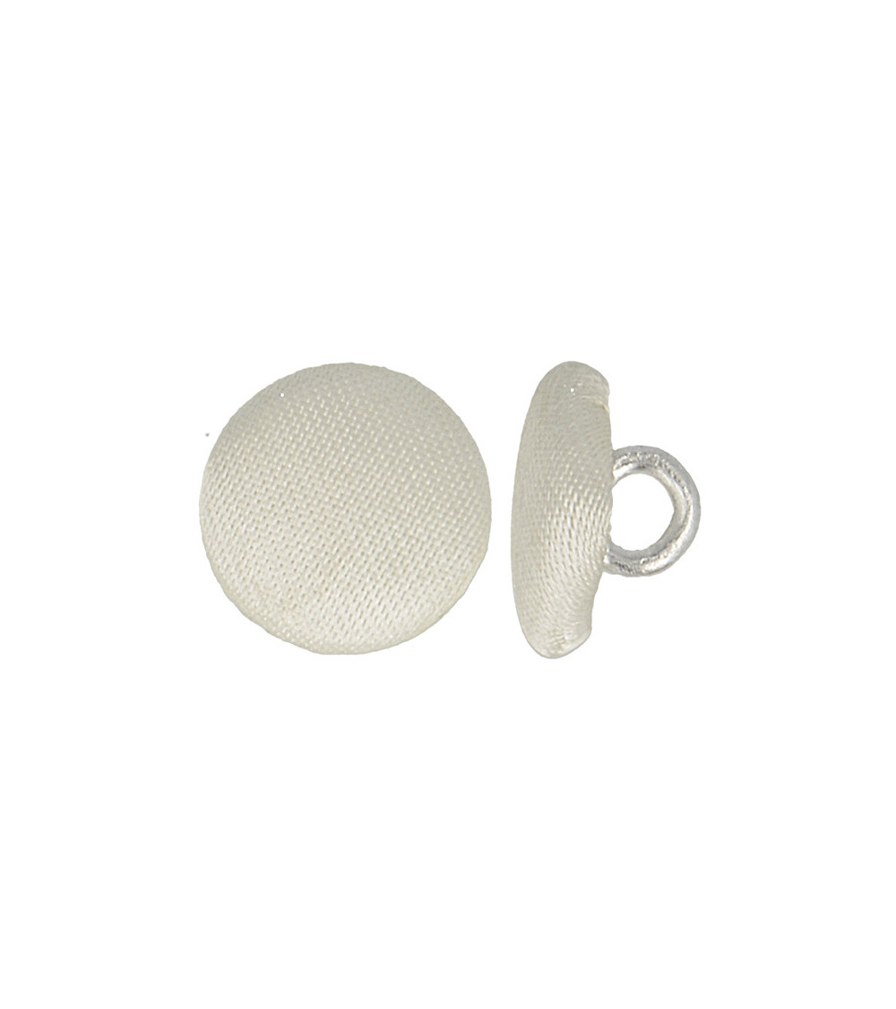 Lot de 3 boutons recouvert satin
