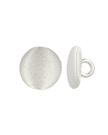 Lot de 3 boutons recouvert satin