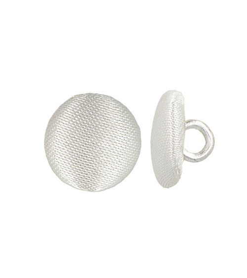 Lot de 3 boutons recouvert satin