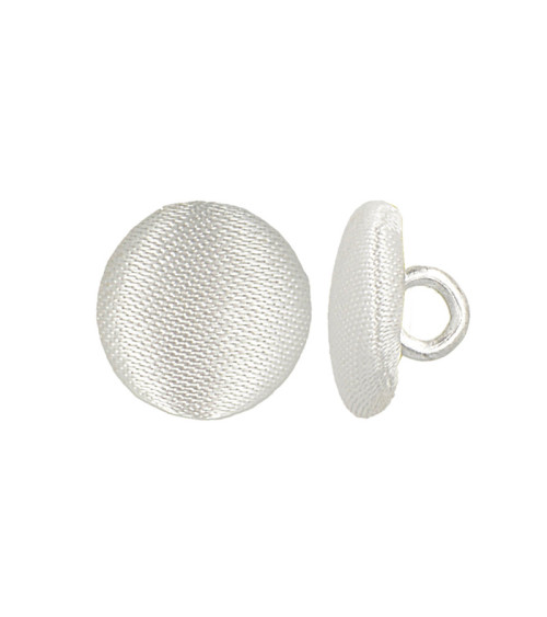 Lot de 3 boutons recouvert satin