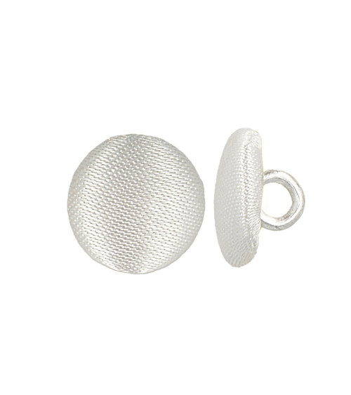 Set of 3 satin covered buttons