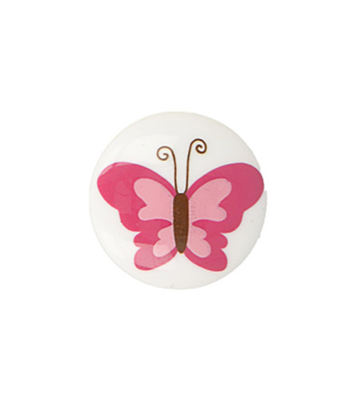 Set of 3 butterfly base buttons 15mm