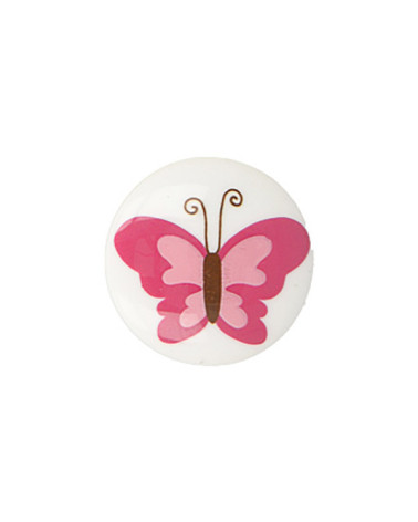 Set of 3 butterfly base buttons 15mm