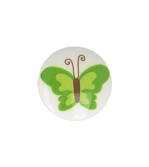 Set of 3 butterfly base buttons 15mm