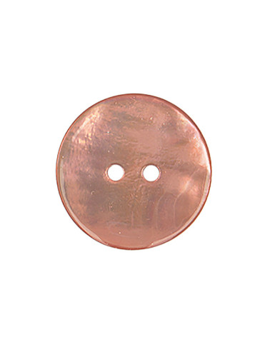 Set of 3 round old pink mother-of-pearl buttons