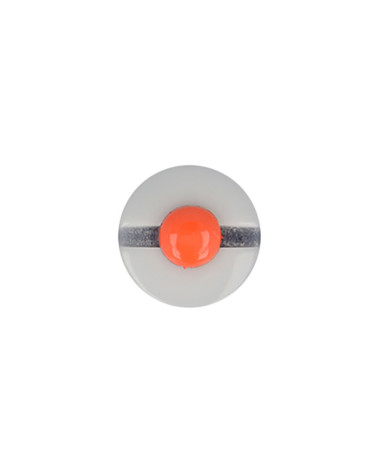 Set mit 3 Matrosen-Baskenknöpfen, 15 mm, Weiß/Rot