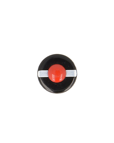 Set of 3 sailor beret buttons 15mm Black/red