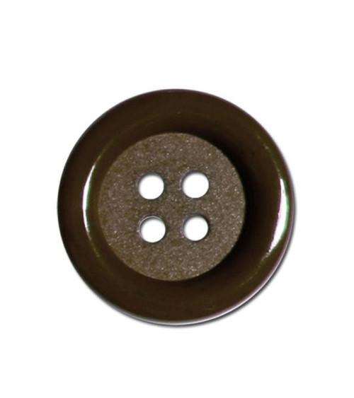 Set of 3 Clown buttons Brown color 38mm
