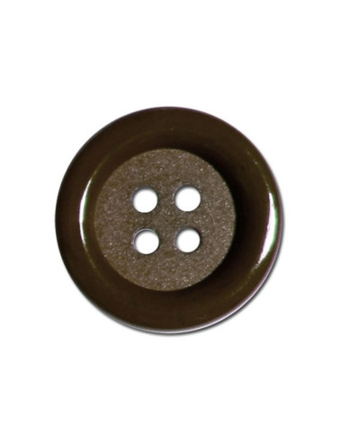 Set mit 3 Clownknöpfen, braune Farbe, 38 mm