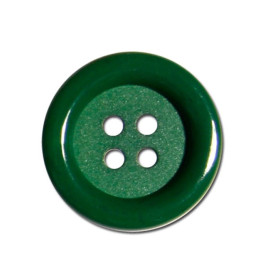 Lot de 3 boutons Clown couleur Vert Sapin 38mm