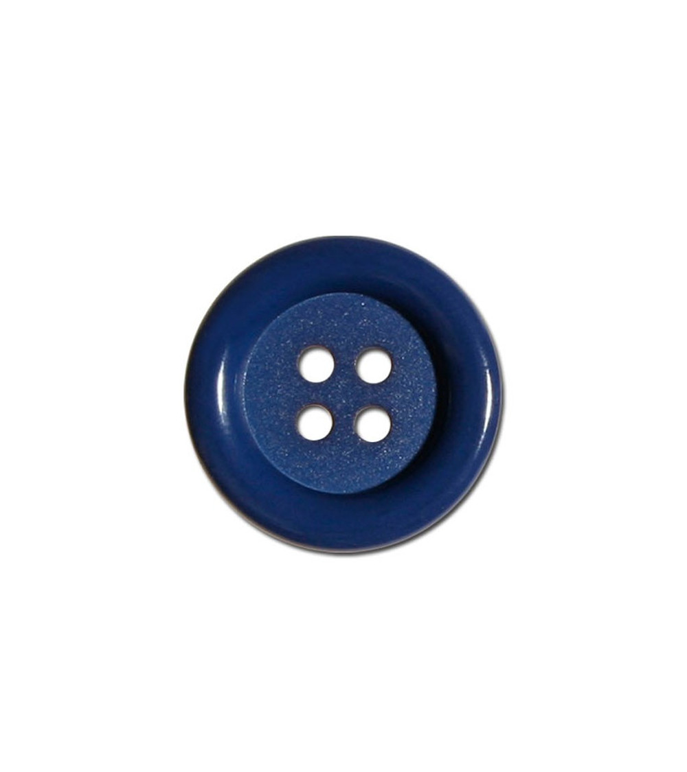 Set of 3 clown buttons in Mineral Blue color 38mm
