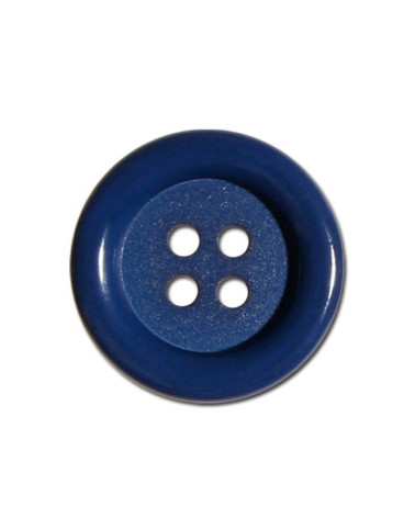 Set of 3 clown buttons in Mineral Blue color 38mm