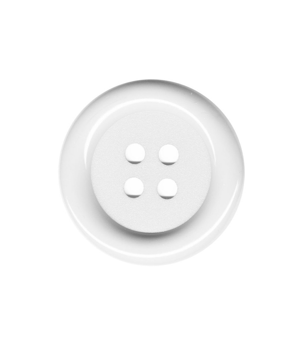 Set di 3 bottoni Clown Colore bianco 38 mm