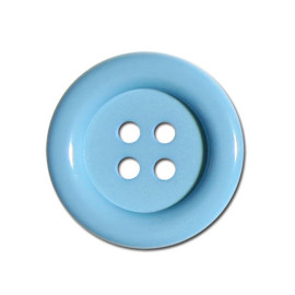 Lot de 3 boutons clown couleur Bleu Layette 38mm