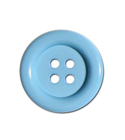 Lot de 3 boutons clown couleur Bleu Layette 38mm