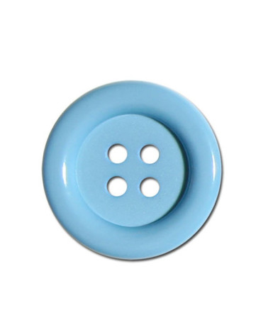 Set mit 3 Clownknöpfen in der Farbe Babyblau, 38 mm