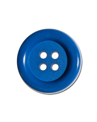 Set mit 3 Clown-Knöpfen in der Farbe Roy Blue, 38 mm