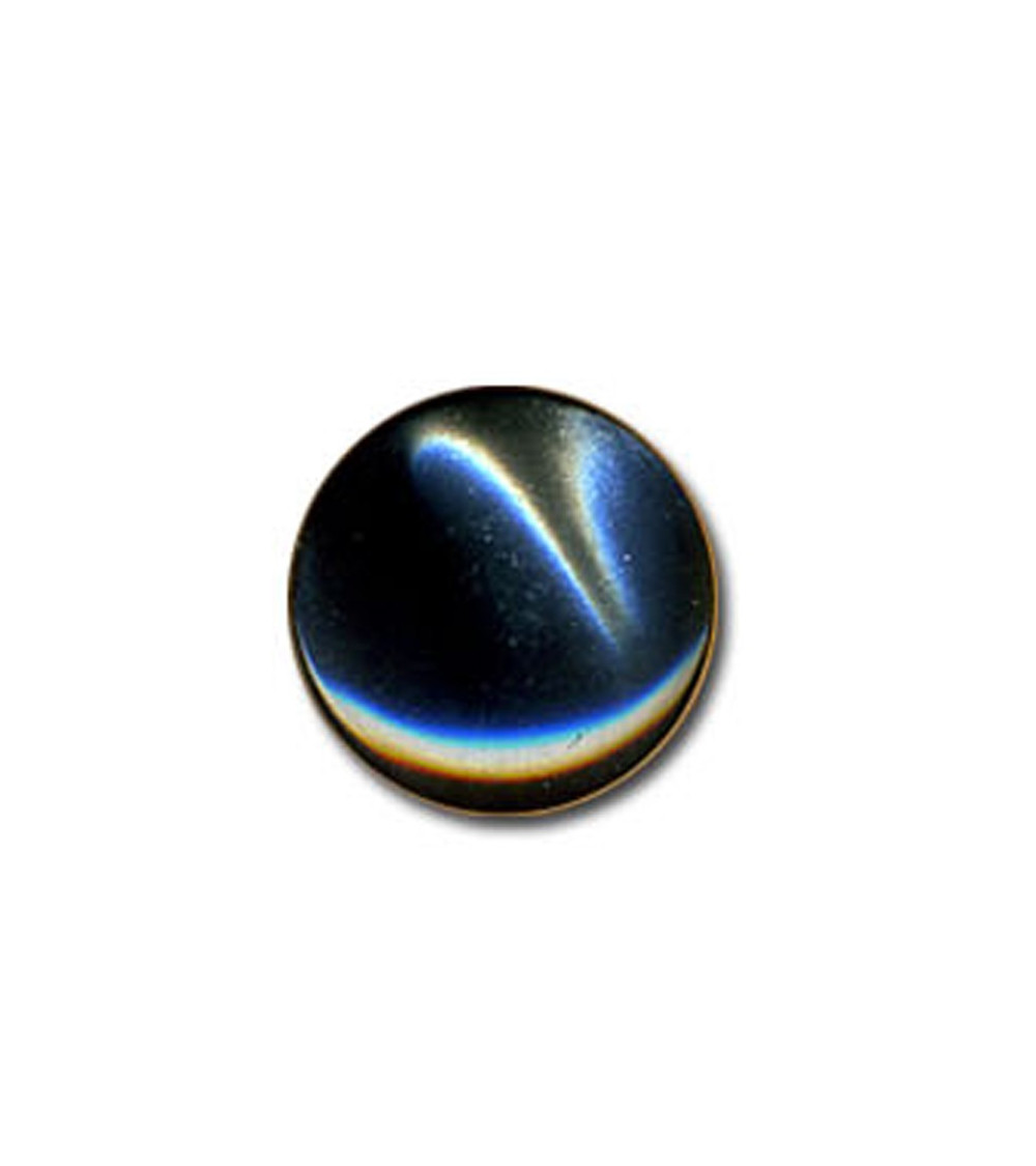 Lot de 3 boutons en forme de Bonbon couleur Anthracite 13mm