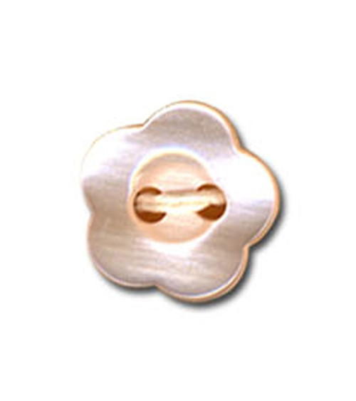 Set of 3 buttons in the shape of Violet in Baby Pink color 12mm