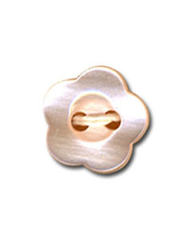 Set of 3 buttons in the shape of Violet in Baby Pink color 12mm