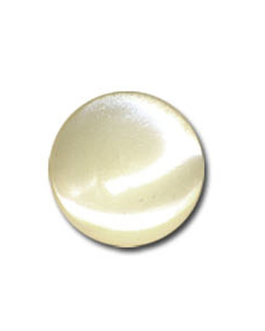Set mit 3 bonbonförmigen Knöpfen in Elfenbeinfarbe, 13 mm
