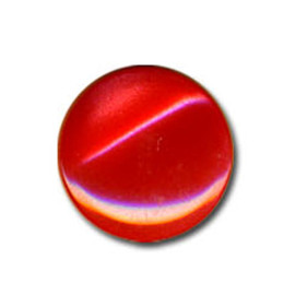 Lot de 3 boutons en forme de Bonbon couleur Rouge 13mm
