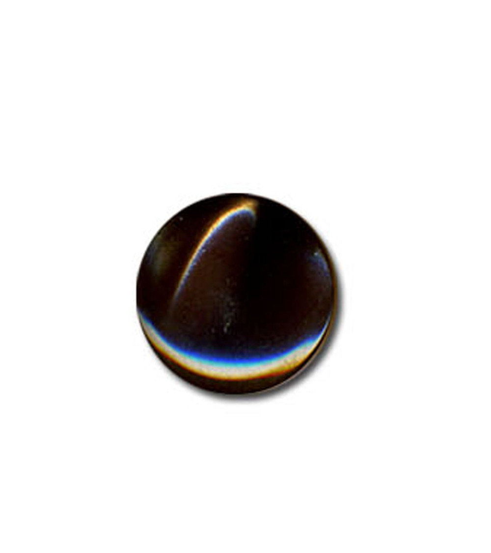 Lot de 3 boutons en forme de Bonbon couleur Marron 13mm