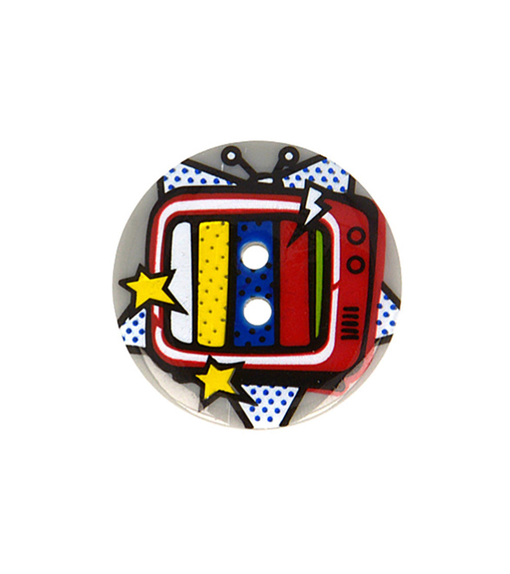 Set of 3 28mm BUCKLE badge buttons