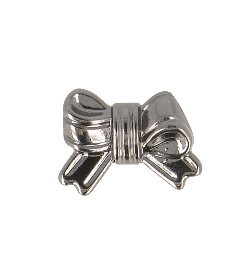 Set of 3 mini knot buttons 15mm dark gray