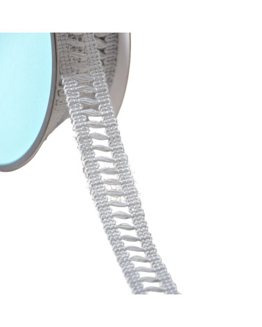 15mm light gray day scale braid by the meter