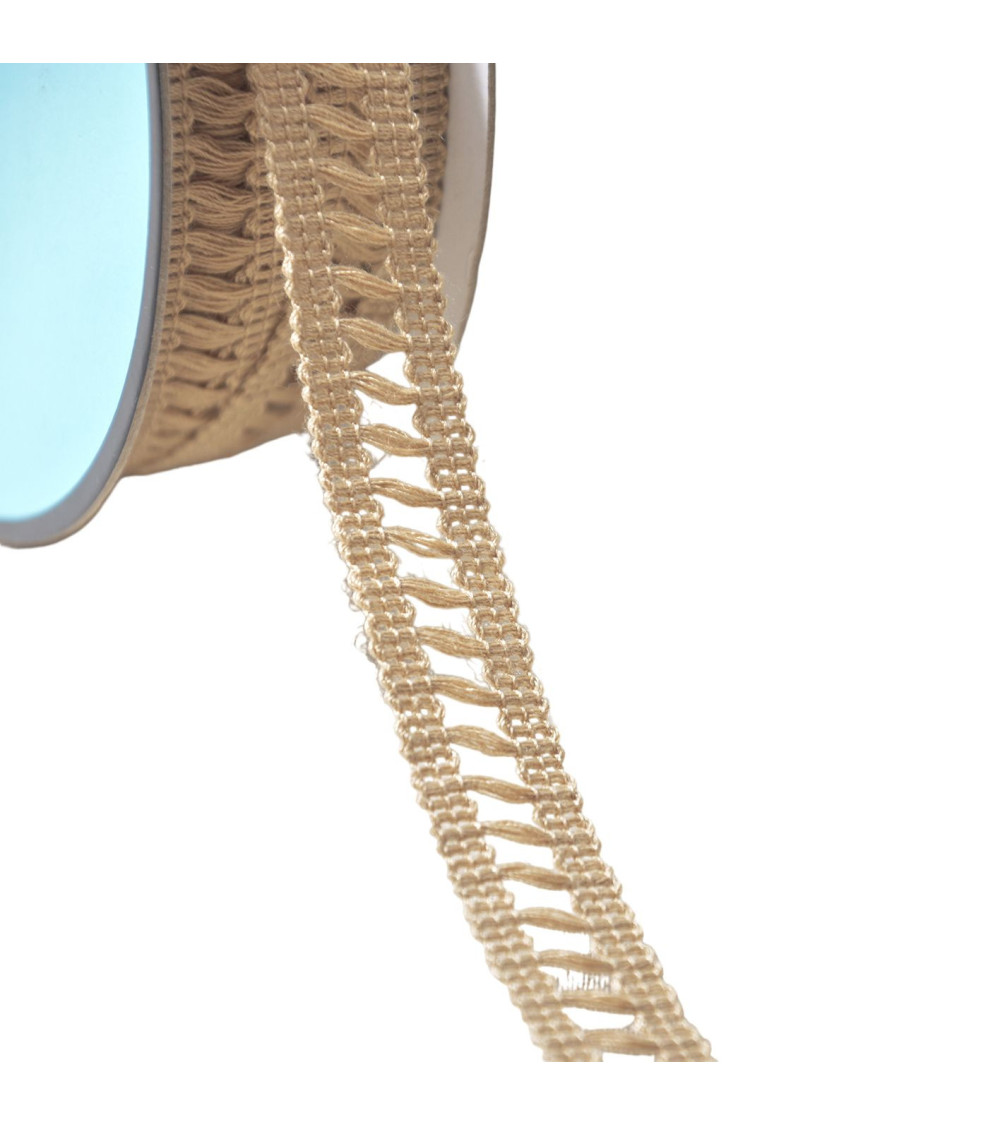 Day braid scale 15mm beige per meter