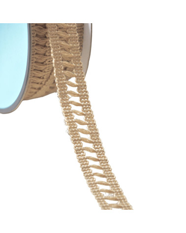 Tagesgeflecht, 15 mm, beige, pro Meter